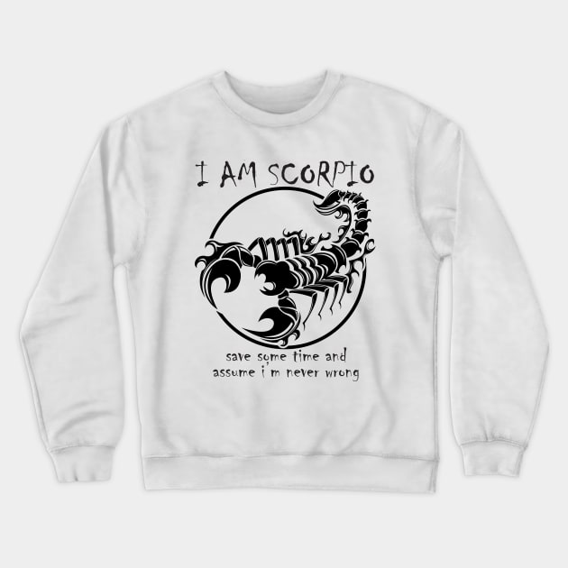 Scorpio Crewneck Sweatshirt by CandD